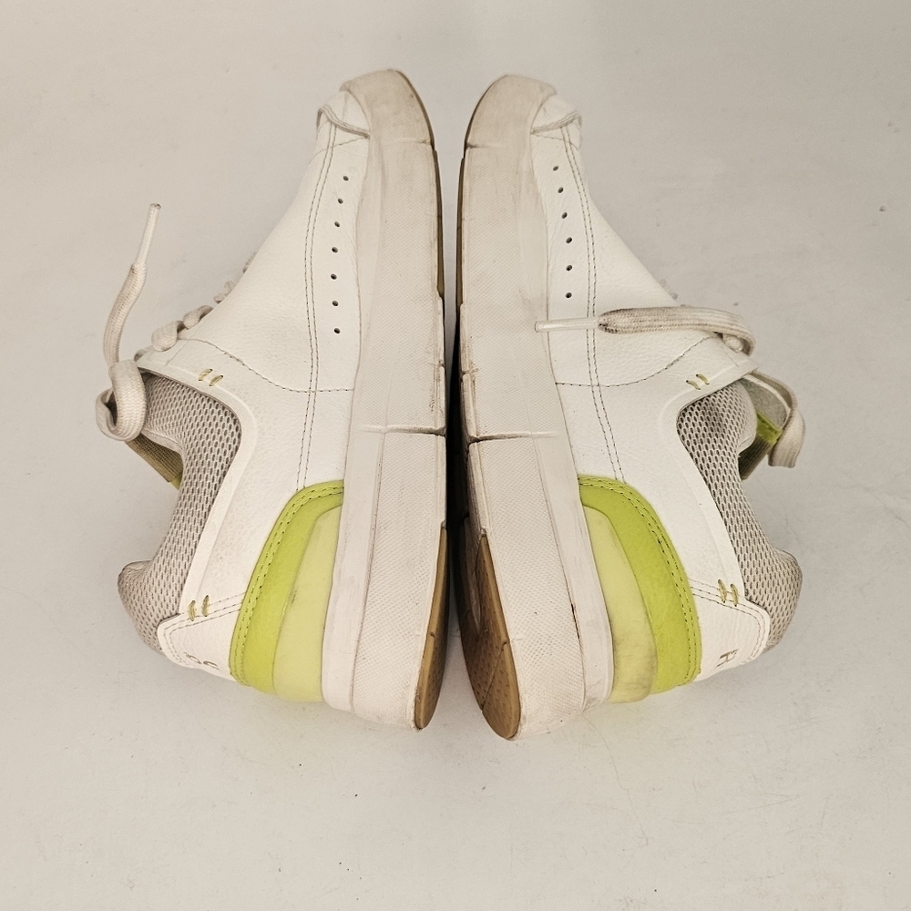 On The Roger Centre Court Womens Sneakers Size 7.5 White Limelight - Picture 5 of 10